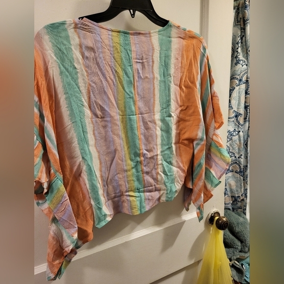 NWT Forever 21 light colored stripes small - Picture 9 of 12